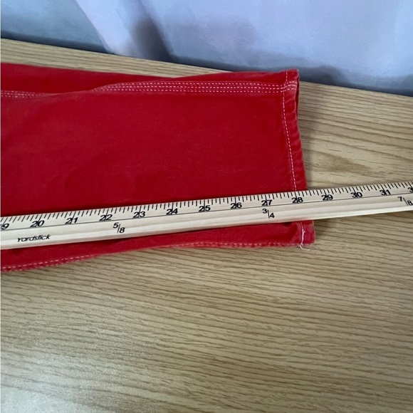 🦄🪩🌈 BDG Urban Outfitters‎ Red orange pants 25 painters pants - Picture 5 of 6